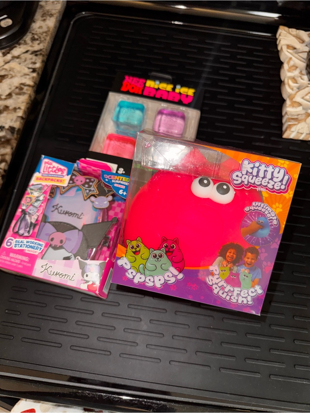 SQUISHY LOT NEEDOH , KUROMI MINI BACKPACK & BIG SQUISHY